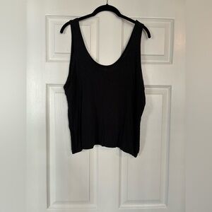 Abercrombie & Fitch Black Scoop Neck Tank Top